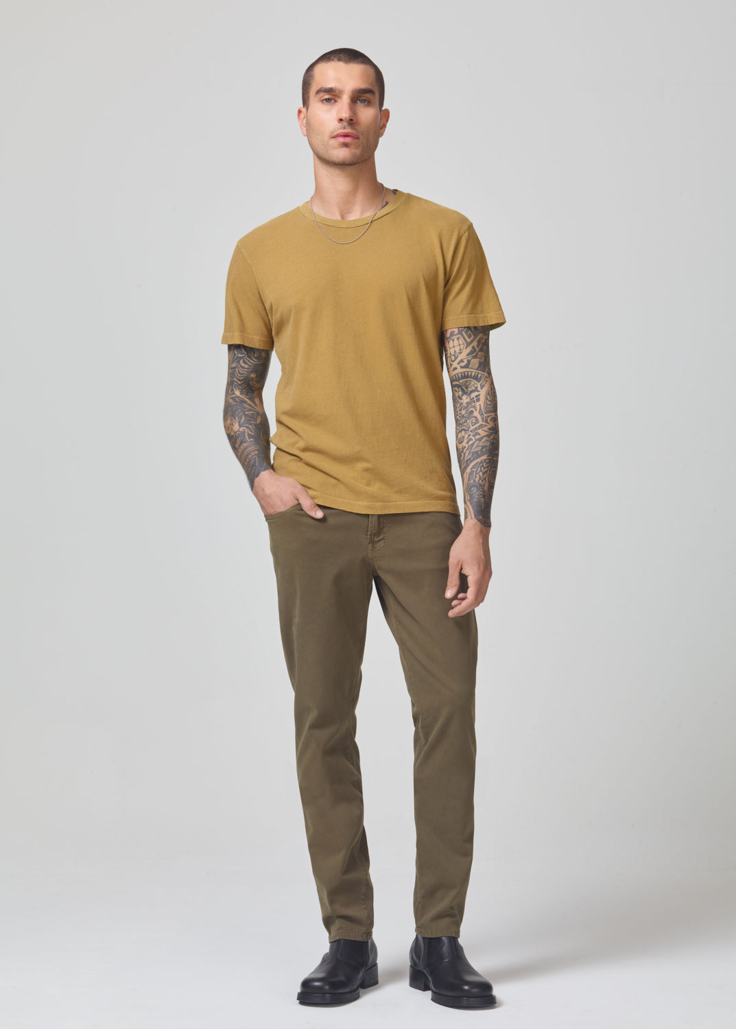 London Tapered Slim Stretch Sateen